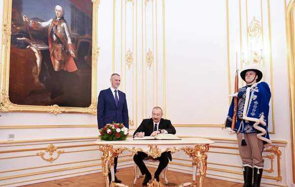 Состоялись встречи Президента Азербайджана с председателем Нацсовета Словакии