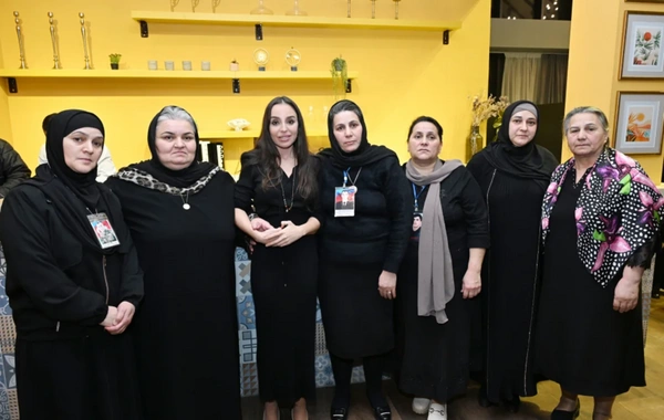 Leyla Əliyeva Qubada iftar məclisindən görüntülər paylaşıb