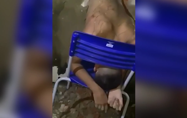 В Бразилии заключенный попытался сбежать из тюрьмы, но застрял в стене