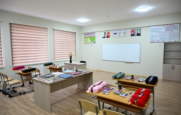 Ucarda Heydər Əliyev Fondunun təşəbbüsü ilə inşa olunan məktəb istifadəyə verilib