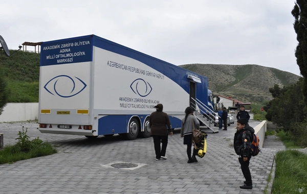 Səhiyyə Nazirliyi Ağdərə rayonunda əhalinin növbəti tibbi müayinələrini təşkil edib