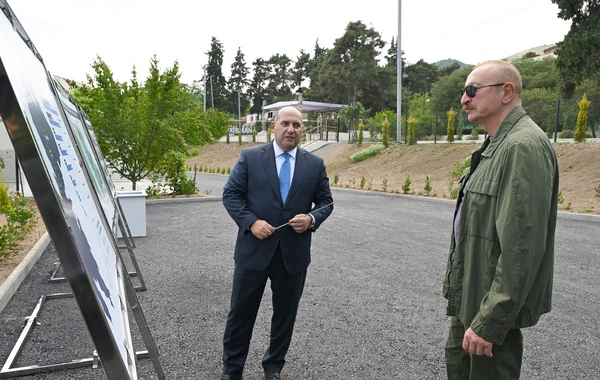 Prezident İlham Əliyev Xocavənd rayonunun Quzeyxırman kəndində olub