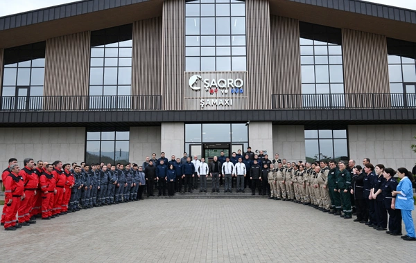 Prezident İlham Əliyev Şamaxıda "Şirvan Aqro" heyvandarlıq kompleksinin açılışında iştirak edib