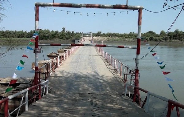 Sabirabadda panton körpünün üzərində hərəkət bərpa olunub