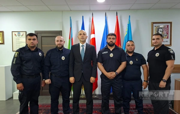 Ukrayna Milli Polisində xidmət edən azərbaycanlılar mükafatlandırılıb