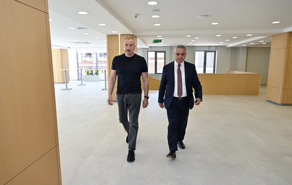 Prezident İlham Əliyev Xankəndidə əsaslı şəkildə yenidən qurulmuş Mədəniyyət Mərkəzinin açılışında iştirak edib