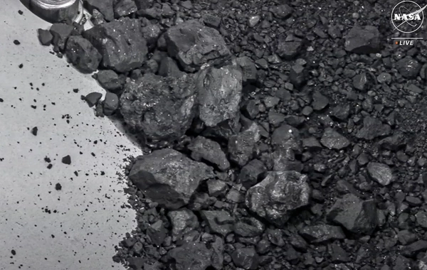 An unexpected find was discovered in asteroid samples