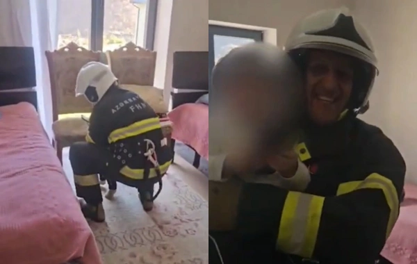 Kəlbəcərdə köməksiz qalan azyaşlının xilasedilmə GÖRÜNTÜLƏRİ