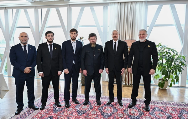 Prezident İlham Əliyev və Rusiyanın Çeçenistan Respublikasının başçısı birgə nahar ediblər