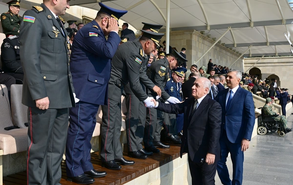 Vətən müharibəsində Qələbənin beşinci ildönümünə həsr olunmuş Hərbi parad keçirilib