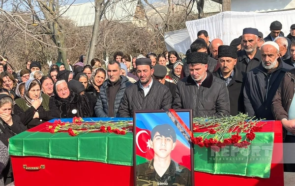 Göyçayda I Qarabağ müharibəsinin itkin-şəhidi Vüqar Babayevlə vida mərasimi keçirilib