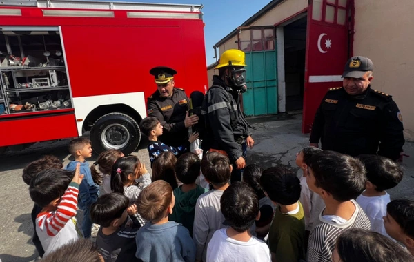 FHN-in Dövlət Yanğından Mühafizə Xidməti növbəti "açıq qapı günü" tədbirləri keçirib