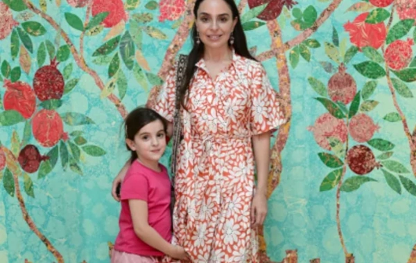 Leyla Əliyeva ilk Buxara Biennalesinin əsərləri ilə tanış olub