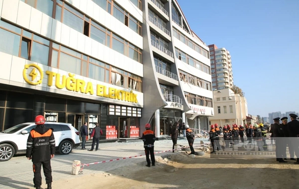 Bakıda obyektdə güclü PARTLAYIŞ - 7 nəfər xilas edilib, yaralılar var