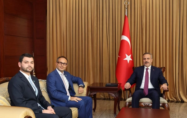 Hakan Fidan TÜRKPA Baş katibini qəbul edib
