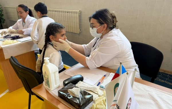 Səhiyyə Nazirliyi Xankəndidə uşaqlar üçün tibbi aksiya keçirdi