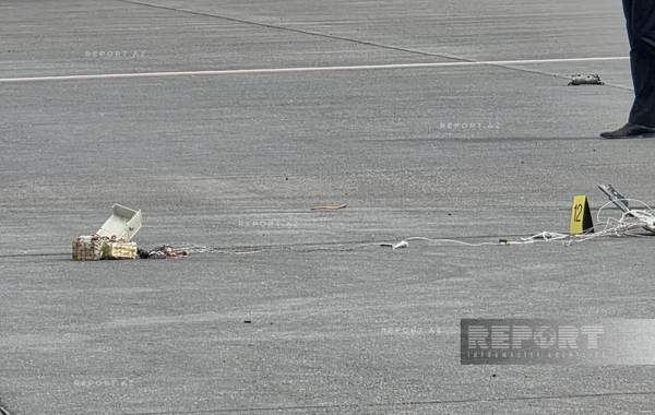 Последствия атаки иранских дронов на аэропорт Нахчывана - ФОТОРЕПОРТАЖ