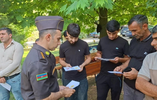 Meşələrdə yanğın təhlükəsizliyinə dair tədbirlər keçirilib