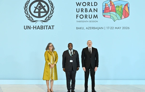 İlham Əliyev Ümumdünya Şəhərsalma Forumunun 13-cü Sessiyasının açılış mərasimində iştirak edir