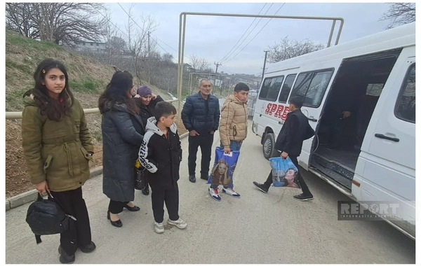 Növbəti köç karvanı Xocalının Xanabad kəndinə çatıb