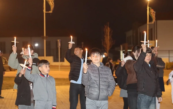 Xocalıda soyqırım qurbanlarının xatirəsinə flaşmob keçirilib