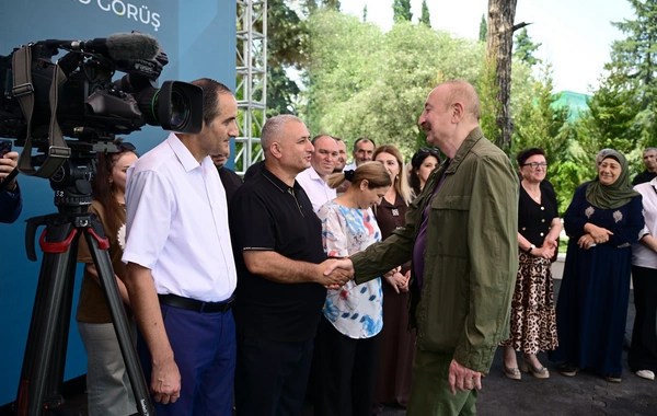 Prezident İlham Əliyev Xocavənd rayonunun Quzeyxırman kəndində olub