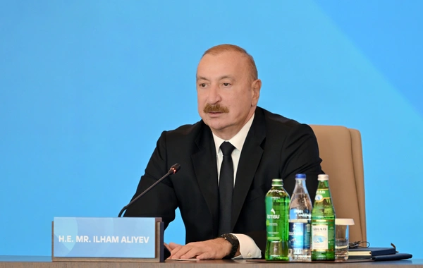 Prezident İlham Əliyev VII Ümumdünya Mədəniyyətlərarası Dialoq Forumunun açılışında çıxış edib