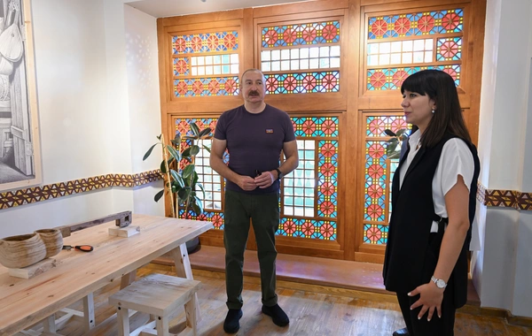 İlham Əliyev Şuşada "Sadıqcanın evi"nin bərpadan sonra açılışında iştirak edib