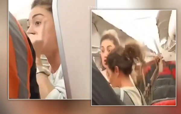 İbrahim Tatlısesin müğənni qızı təyyarədə dava saldı, stüardessanın saçını yoldu
