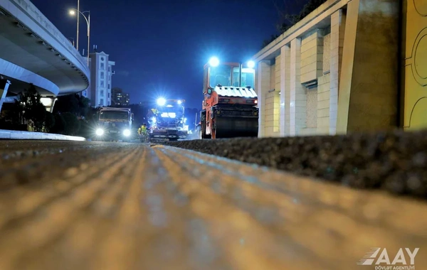 Bu küçənin 270 metrlik hissəsi yenidən təmir olunub