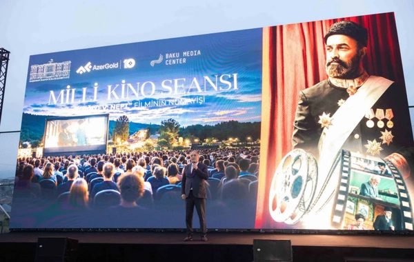 Daşkəsəndə milli kino seansı keçirilib