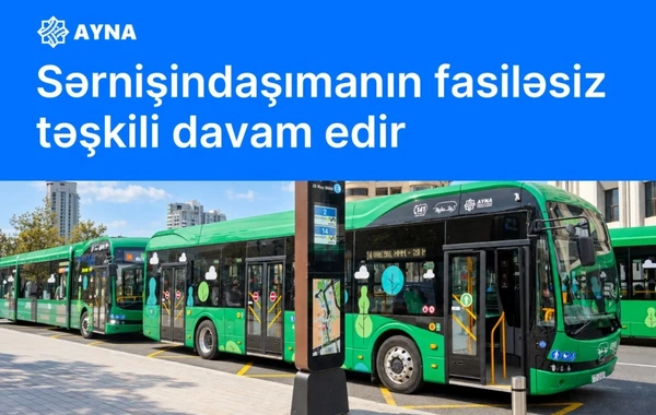 Ekspres avtobuslarla bir gündə 127 mindən çox sərnişin daşınıb