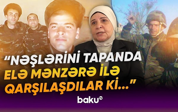 Dostu ilə eyni vaxtda şəhid olan Əbdülməcid Axundov: Anasından təsirli açıqlama - VİDEO