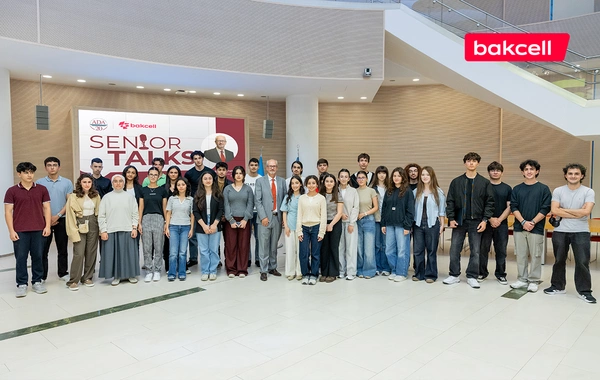 Bakcell-in baş icraçı direktoru ADA Universitetinin tələbələri ilə görüşüb