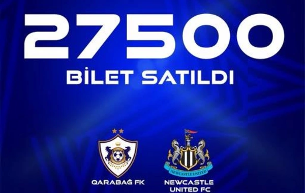 Qarabağ - Nyukasl oyununa 27500 bilet satılıb