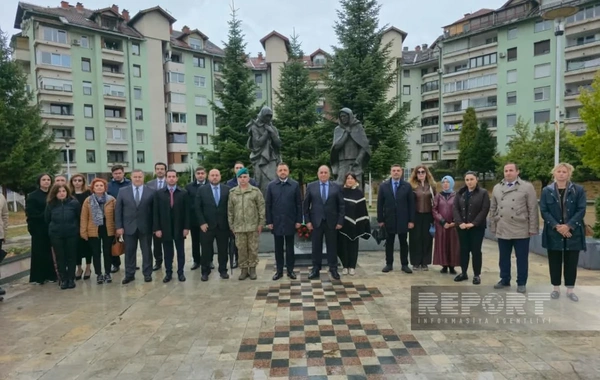 Sarayevoda Vətən müharibəsi şəhidləri anılıb