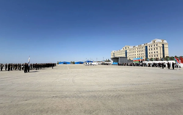 Azərbaycan ordusunda andiçmə mərasimləri keçirilib