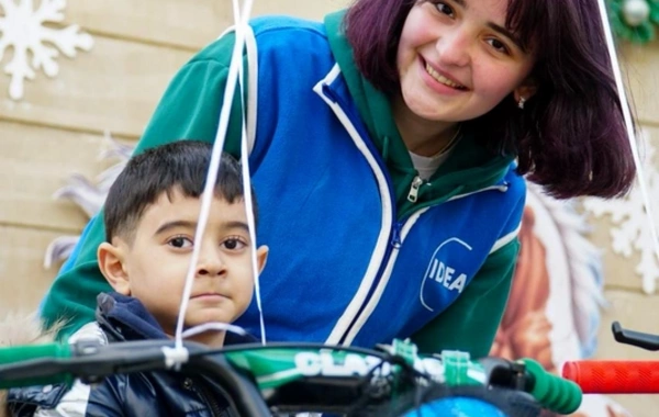 Leyla Əliyevanın təşəbbüsü ilə Yevlax şəhərində uşaqlar üçün Yeni il tədbiri keçirilib