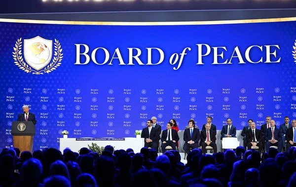 President Ilham Aliyev participates in the signing ceremony of the Peace Council Charter document in Davos