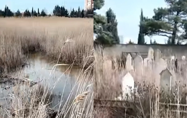 Zabrat qəbiristanlığı baxımsız halda: Sakinlər yaxınlarını ziyarət edə bilmirlər