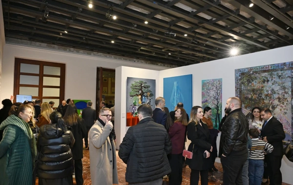 Leyla və Arzu Əliyevalar Tiranada MAMA "Ana təbiət" beynəlxalq incəsənət sərgisinin açılışına qatılıblar