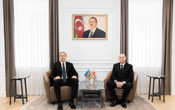 Vilayət Eyvazov gürcüstanlı həmkarı ilə iki ölkə arasında əməkdaşlığı müzakirə edib
