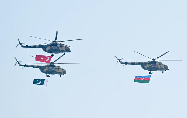 Vətən müharibəsində Qələbənin beşinci ildönümünə həsr olunmuş Hərbi parad keçirilib