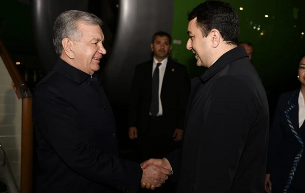 Özbəkistan Prezidenti Şavkat Mirziyoyev Azərbaycana səfərə gəlib