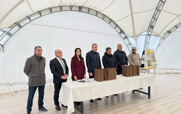 Növbəti köç karvanı Laçına çatıb, mənzillərin açarları təqdim olunub