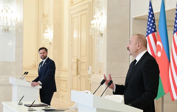 Ильхам Алиев и вице-президент США Джей Ди Вэнс выступили с заявлениями для прессы
