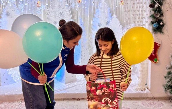 Leyla Əliyevanın təşəbbüsü ilə Gəncədə uşaq evində Yeni il tədbiri keçirilib