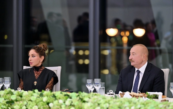 Prezident İlham Əliyevin adından AQEM-in 7-ci Zirvə Görüşünün iştirakçılarının şərəfinə şam yeməyi verilib