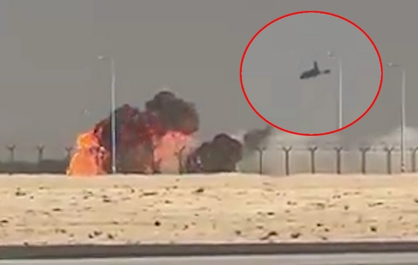 Dubayda Azərbaycan nazir müavinlərinin iştirak etdiyi aviaşouda Hindistan qırıcısı qəzaya uğrayıb