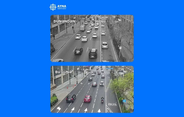 Bu küçədə ərazidə hərəkət zolaqlarının sayı artırılıb